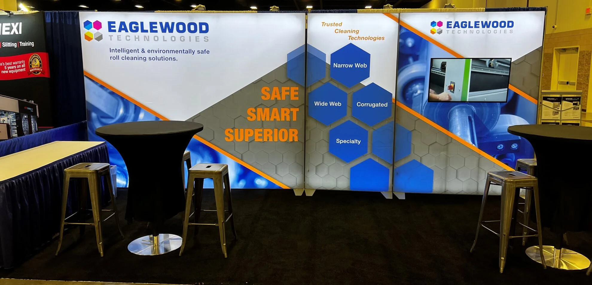 Eaglewood booth at InfoFlex