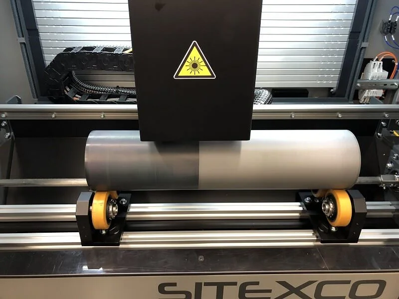 Anilox roll in Eaglewood cleaning system