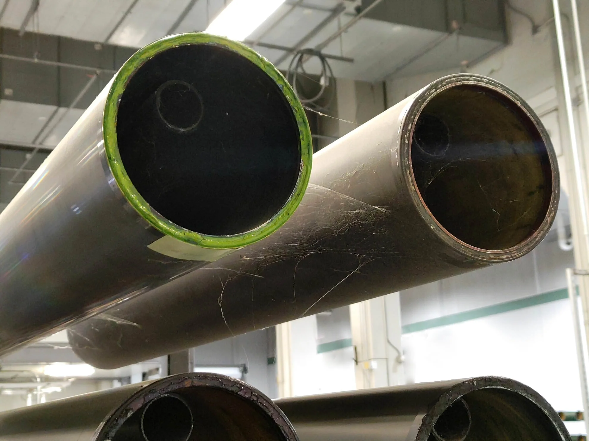 Cob webs on anilox rolls