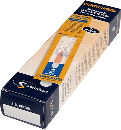 Capatch Test Strips for Anilox Maintenance